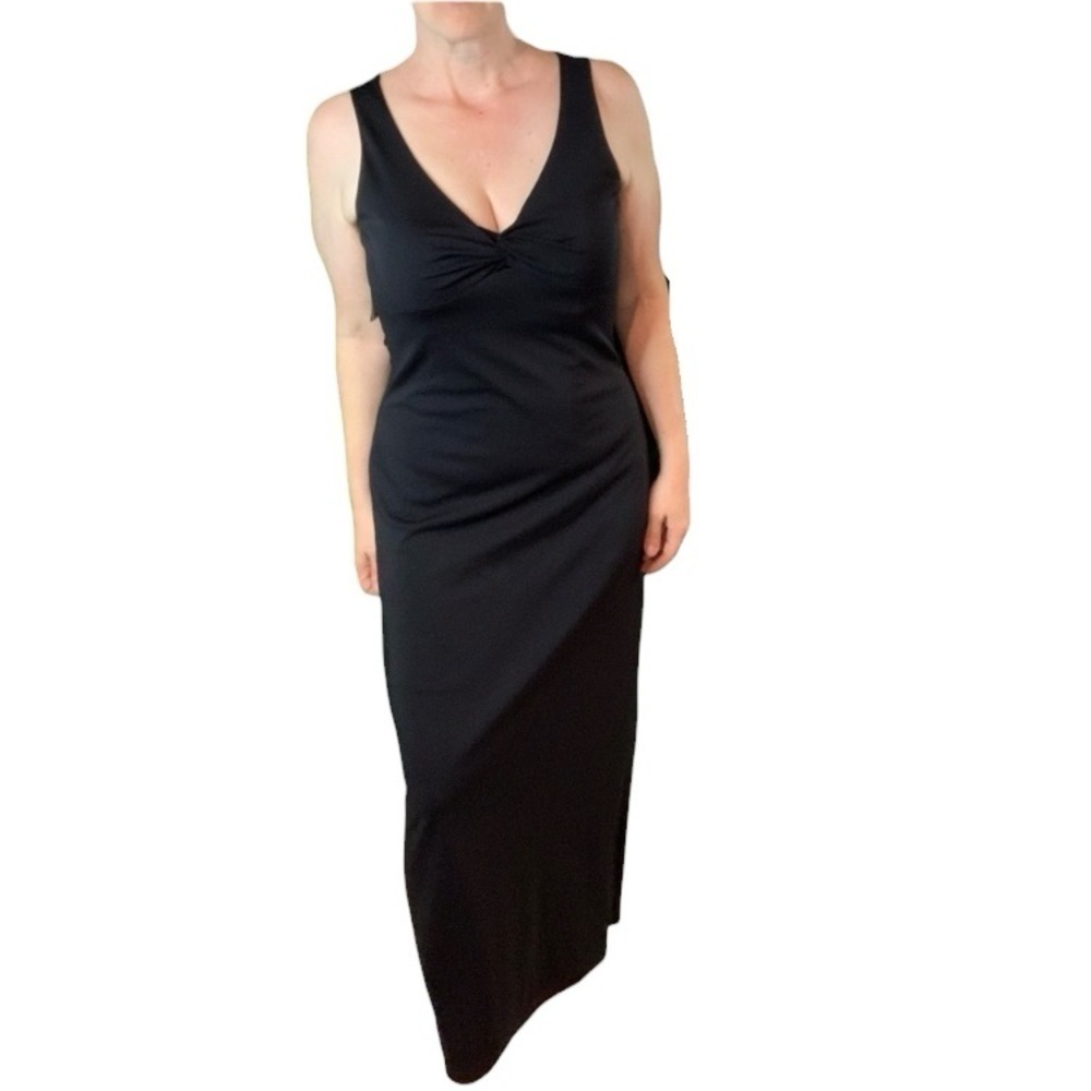 NWT Byer Too California Sleeveless Black Large Dress Long Maxi fit like S/M